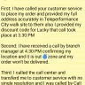 Hardee's Restaurants - My order issues