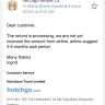 Hutchgo.com - Ticket refund