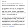 Fashion Nova - I returned items and never received my Gift card