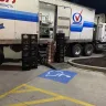 Sheetz - Letting a delivery truck block/unload in a disabled parking spot