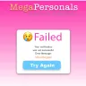 MegaPersonals.com - Registering a new account, verification process, constantly flagging accounts