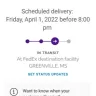 FedEx - FEDEX Driver falsified delivery attempt on 2 day express deliver 4/1/2022