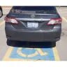 SkipTheDishes - skip the dish driver parked in handicap parking