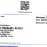 Double8Tickets.com - 2 concert tickets to see Michael Buble at Bath's Royal Crescent on Friday 15th July bought from  Double8Tickets.com 