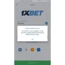 1xBet - Account blocked