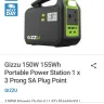 Takealot - Gizzu 150w portable power station