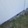 Ace Fencing - Vinyl fence. Unacceptable work