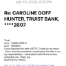 Truist Bank (formerly BB&T Bank) - Identity theft/fraud/collection