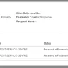 Singapore Post (SingPost) - status of my package?