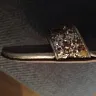 MyTheresa.com - miu miu gold glitter sandals