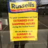 Joshua Doore - Russells - refund