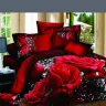 Wish - my bed set queen size with 3d roses on it & red, white, & black colors on it also