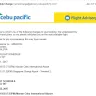 Cebu Pacific Air - compensation!