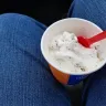 Dairy Queen - blizzard size