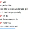 Omegle - potential pedophile