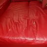 Marlo Furniture - fake leather sectional