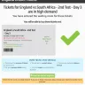 Viagogo - tickets for cricket at trent bridge on sunday 16th july