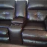 Big Lots - leather loveseat recliner