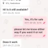 Letgo - letgo / reporting harassment from seller