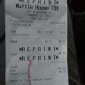 Waffle House - service of waitress